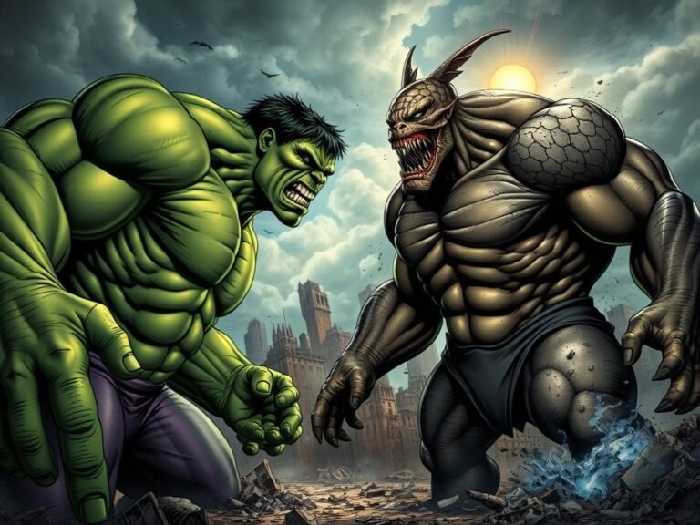 Hulk vs. Abomination: A Gamma-Powered Showdown
