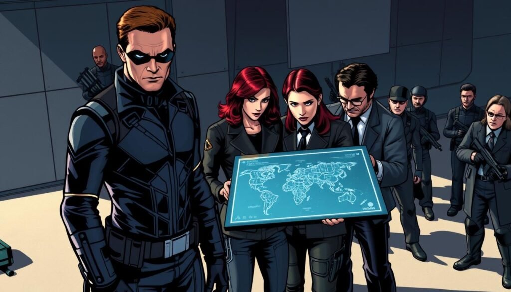 Nick Fury's key allies Nick Fury's key allies