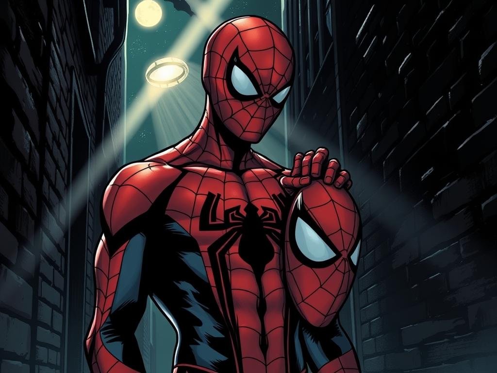 Spider-Man identity crisis Spider-Man identity crisis
