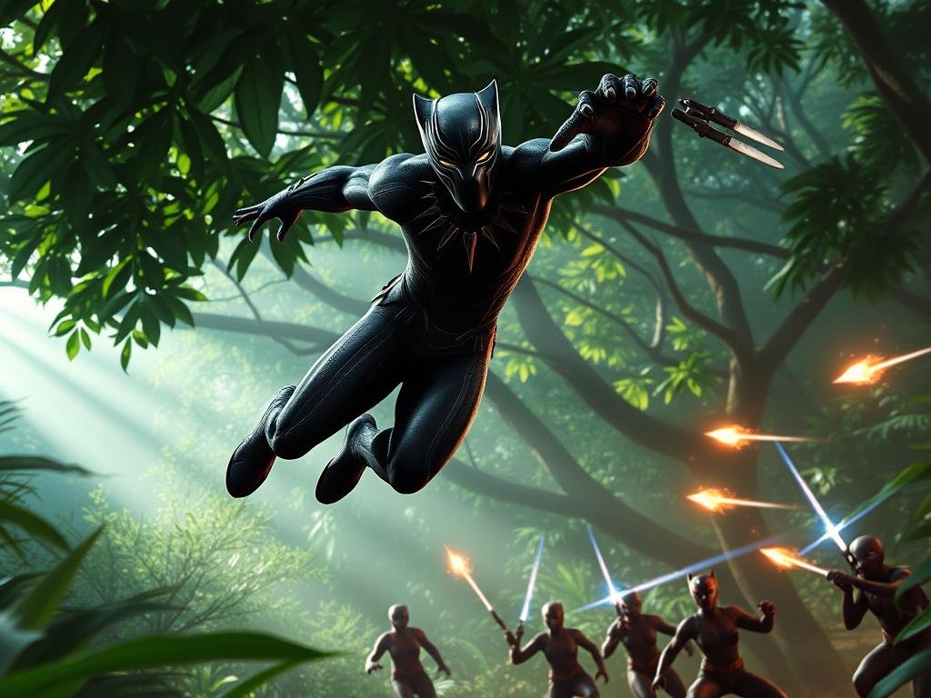 black panther cinematic battles black panther cinematic battles