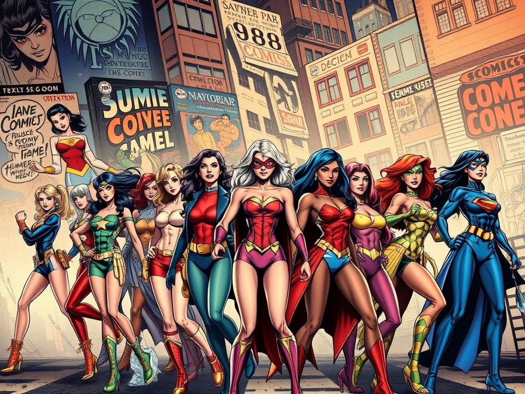 evolution of female superheroes in comic books