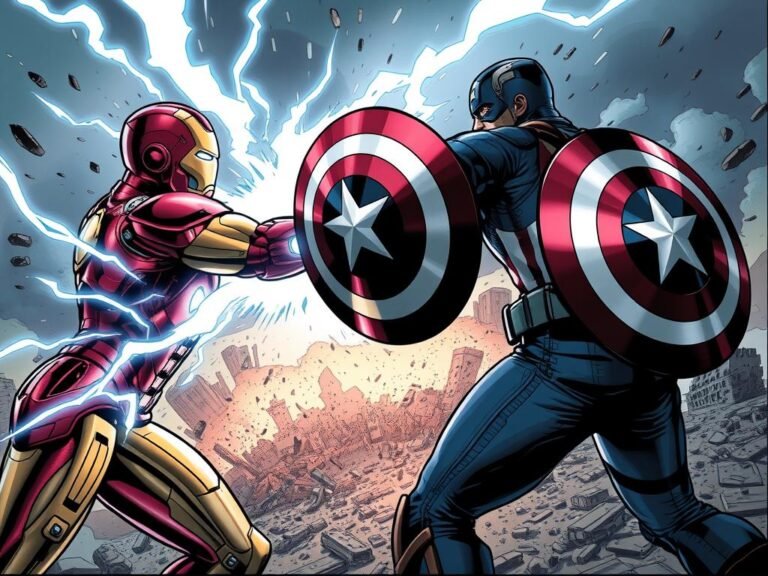 Iron Man vs. Captain America: The Civil War Conflict