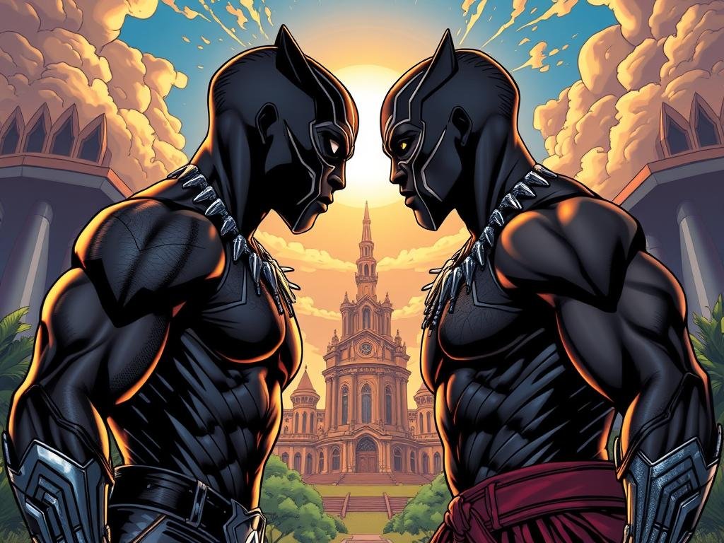 killmonger t'challa killmonger t'challa