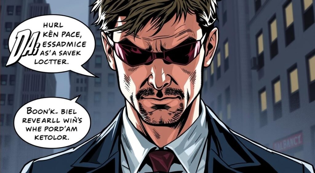 Generate an image of Charlie Cox as Matt Murdock in Daredevil: Born Again Generate an image of Charlie Cox as Matt Murdock in Daredevil: Born Again