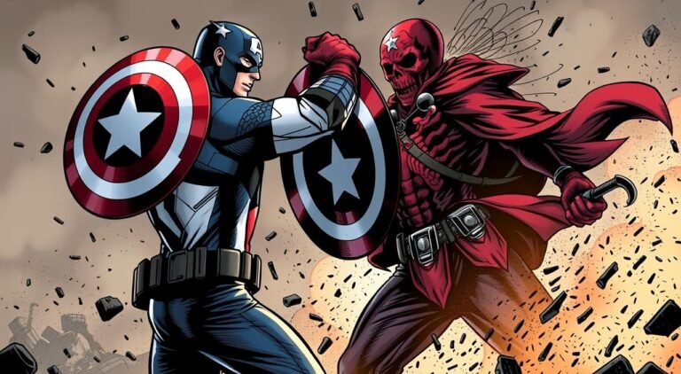 Red Skull vs. Captain America: A Symbol of Good vs. Evil