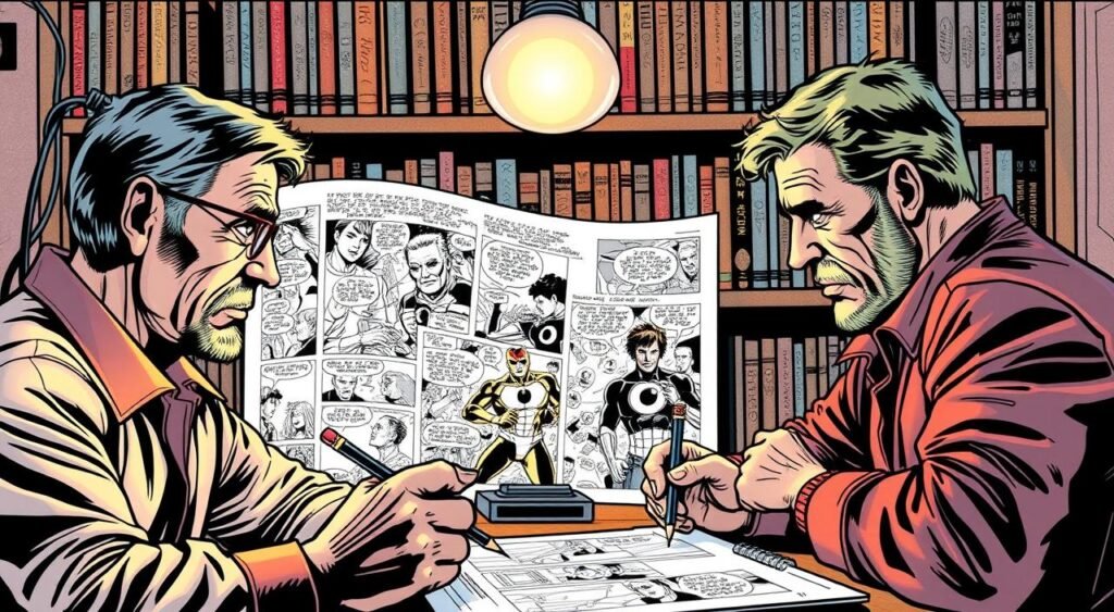 comic art collaboration comic art collaboration
