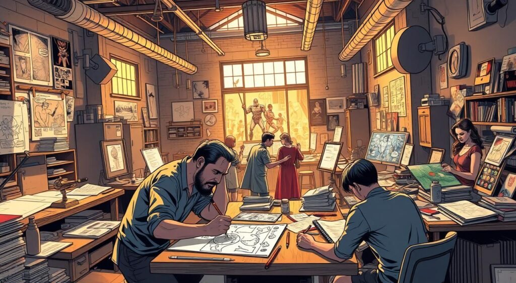 comic book creative process comic book creative process