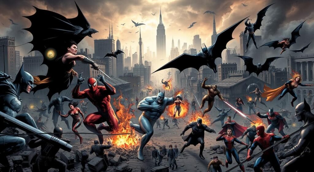 iconic comic book battles iconic comic book battles