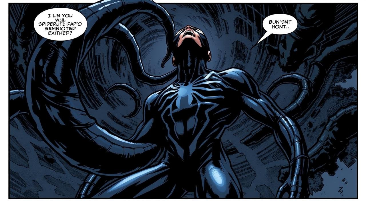 spiderman alien costume saga origin