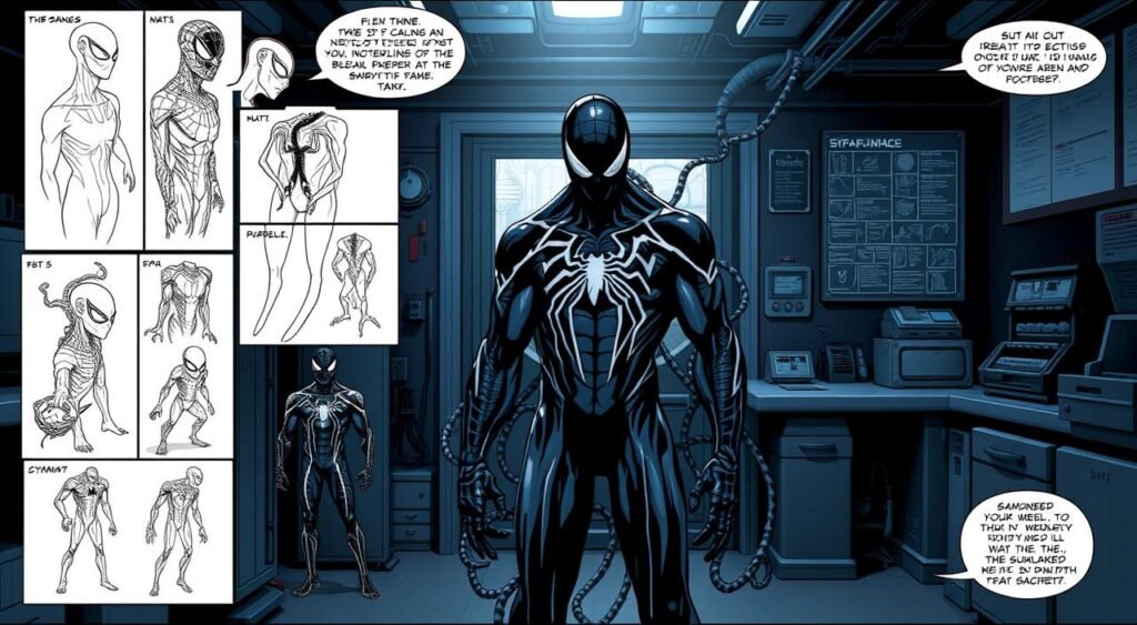 symbiote suit design process symbiote suit design process