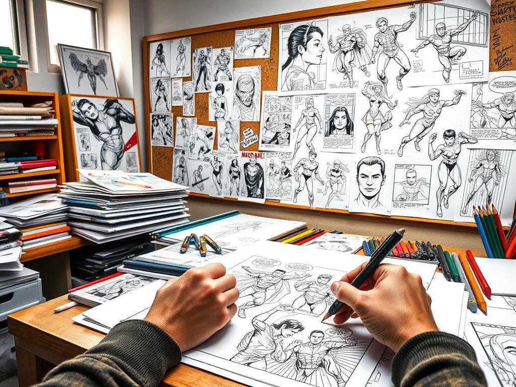 comic book writing process comic book writing process