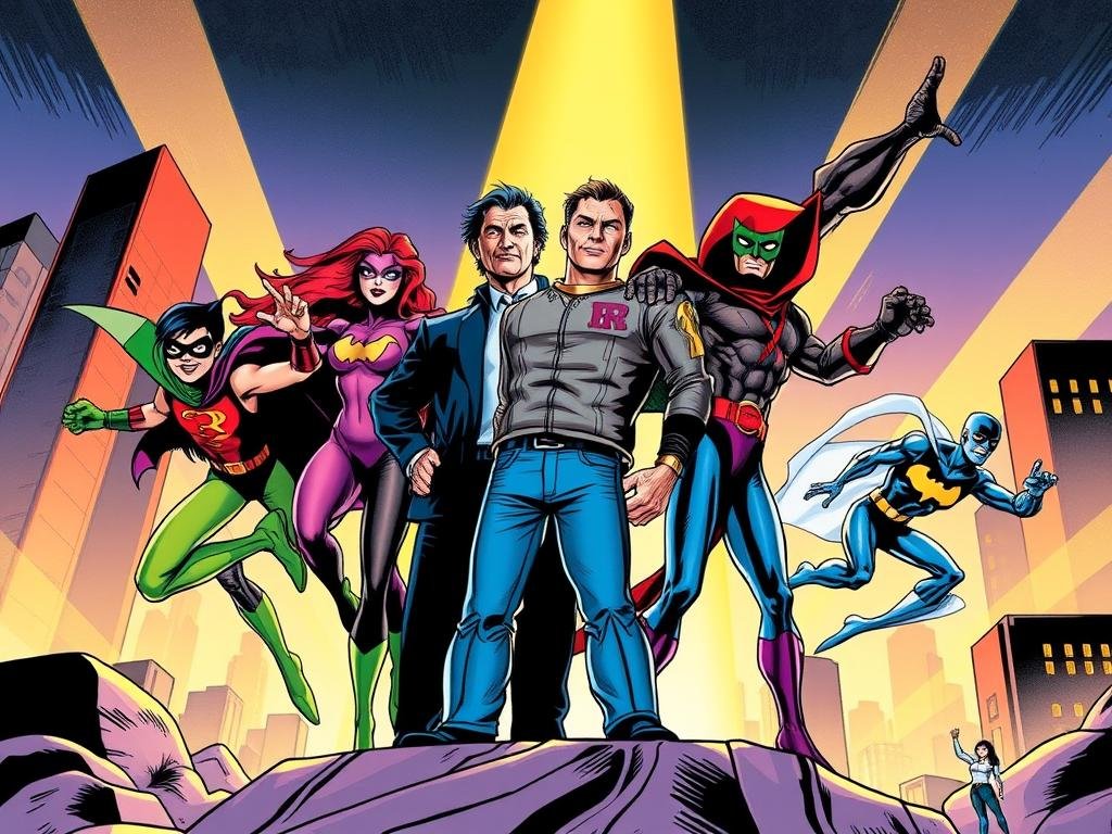 landmark comic book collaboration The New Teen Titans
