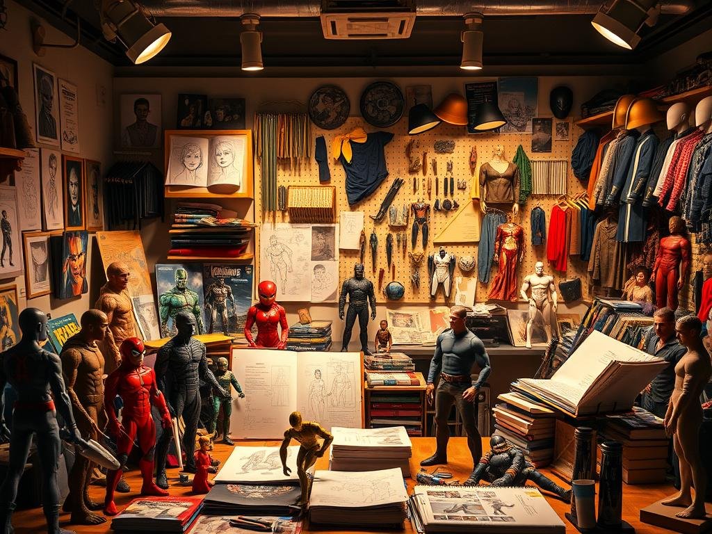 comic artists reference material art