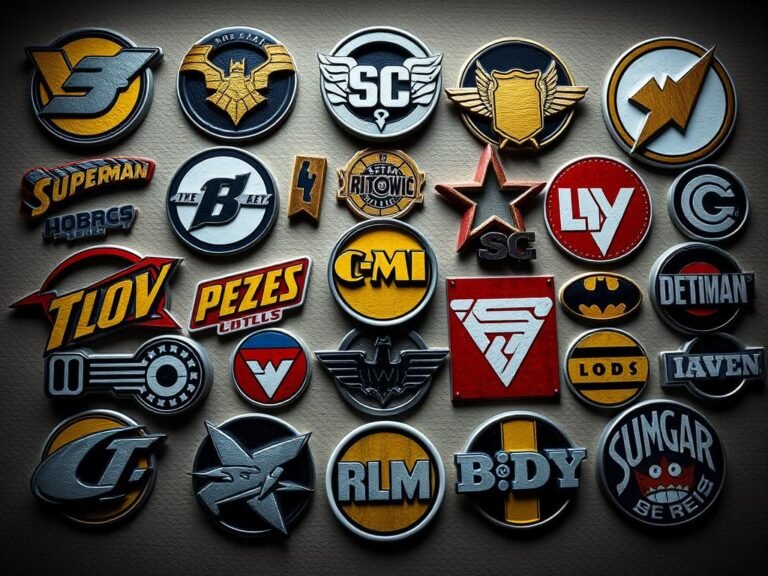 iconic comic logos design meaning