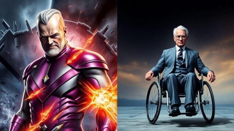 Magneto vs Professor X in Mutant Rights