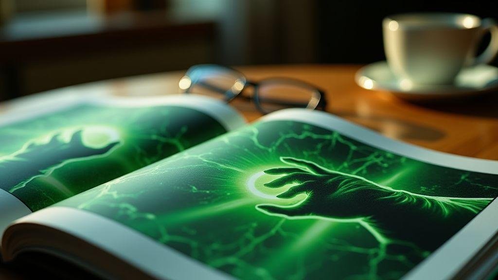 Comic issue review — how The New Green Lantern Has A New Ring appears on the page