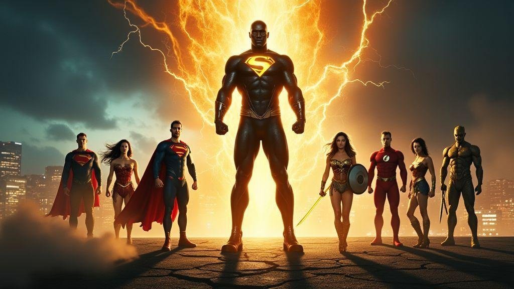 How Black Adam's powers stack up against the Justice League