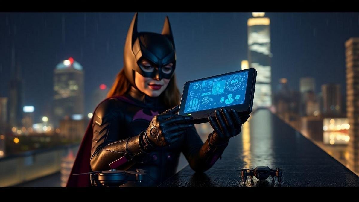 Key tech features in Batgirl new gadget Batgirl's New Gadget Changes Crimefighting