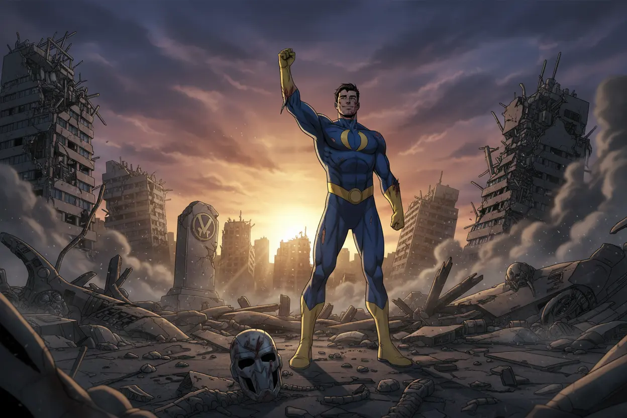 Invincible comic full series review: Mark Grayson after a final battle