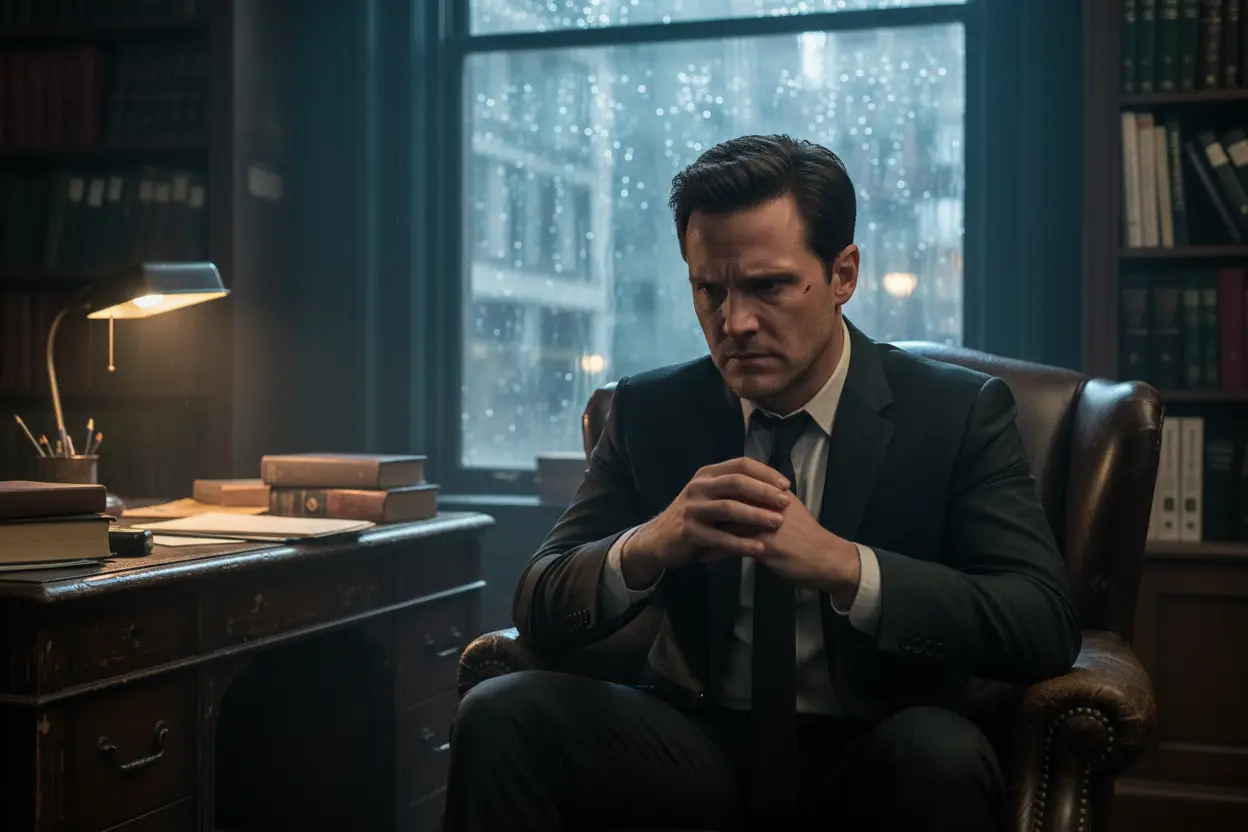 Matt Murdock Conflito Interno Matt Murdock wrestling with his dark reinvention