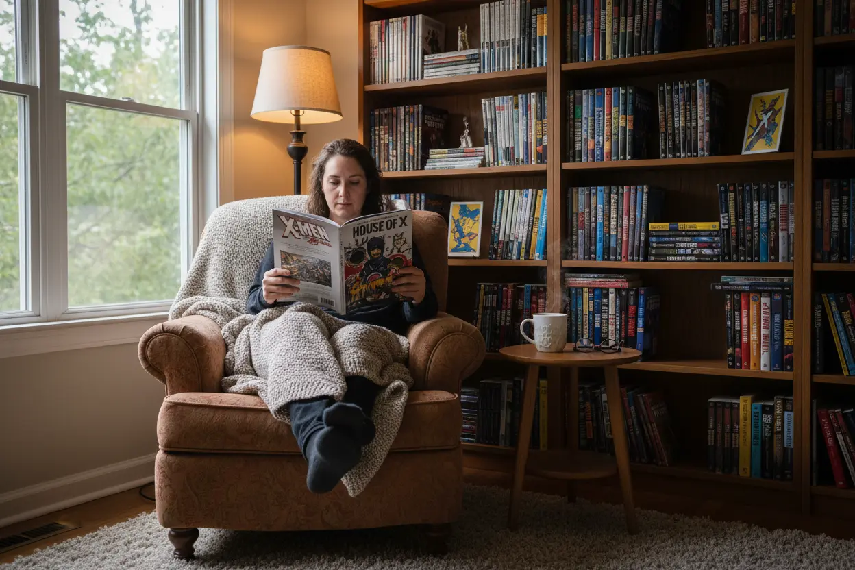 Inside House of X Artwork x men house of x reading order interior art