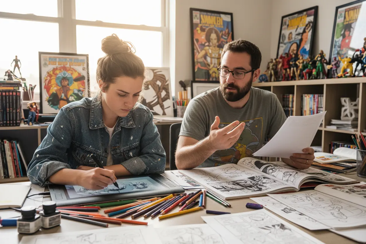 Saga Creators Collaboration Creative team behind Saga comics