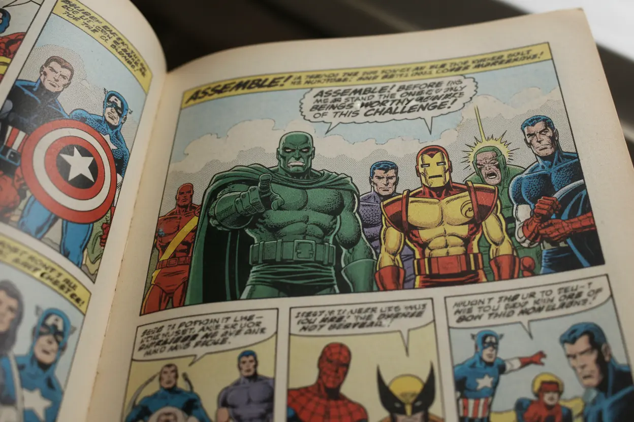 Secret Wars 1984 comic book interior