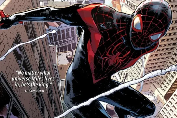 Spider-Man: Miles Morales Vol. 1 paperback comic book cover displayed flat