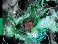 Absolute Green Lantern Vol. 1: Without Fear comic book cover displayed on a shelf