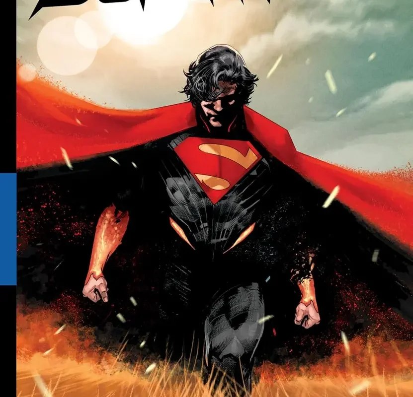 Absolute Superman Vol. 1: Last Dust of Krypton hardcover comic book on a shelf