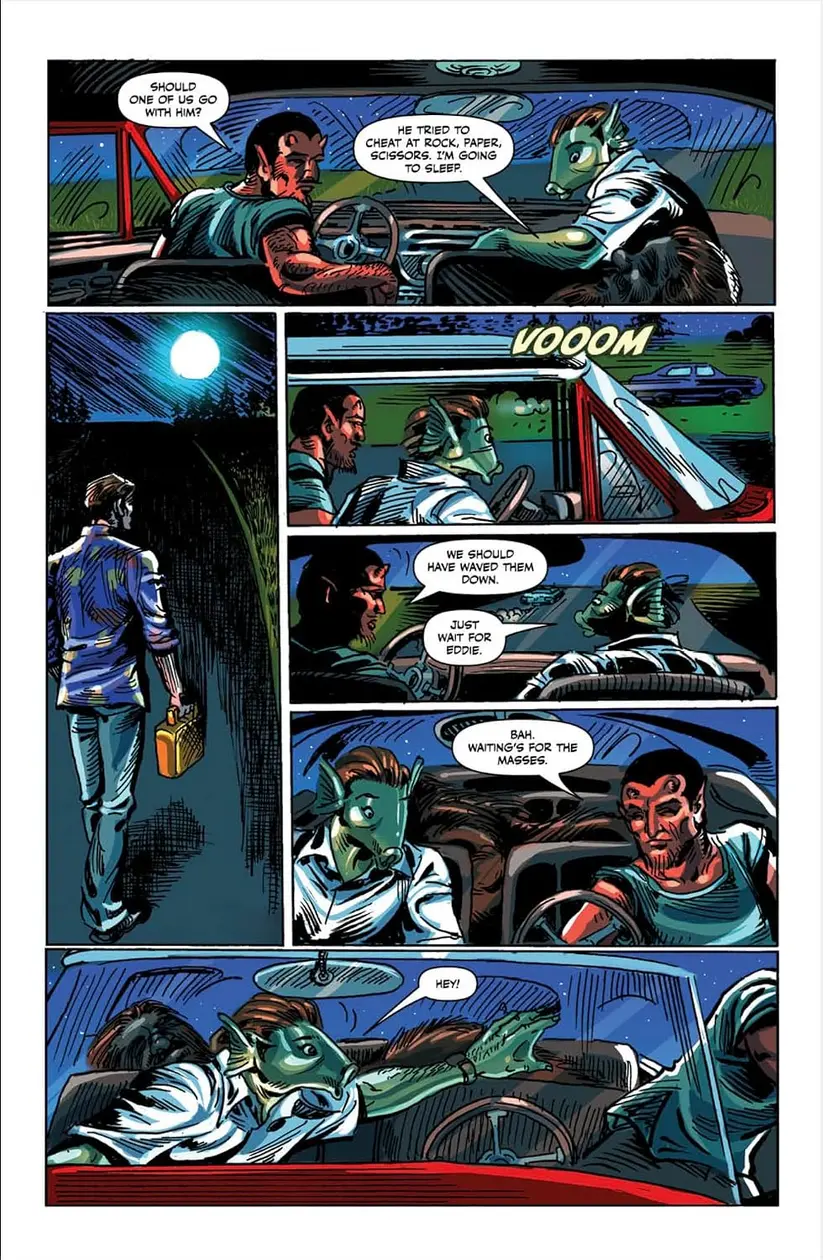 Interior page of Urban Monsters