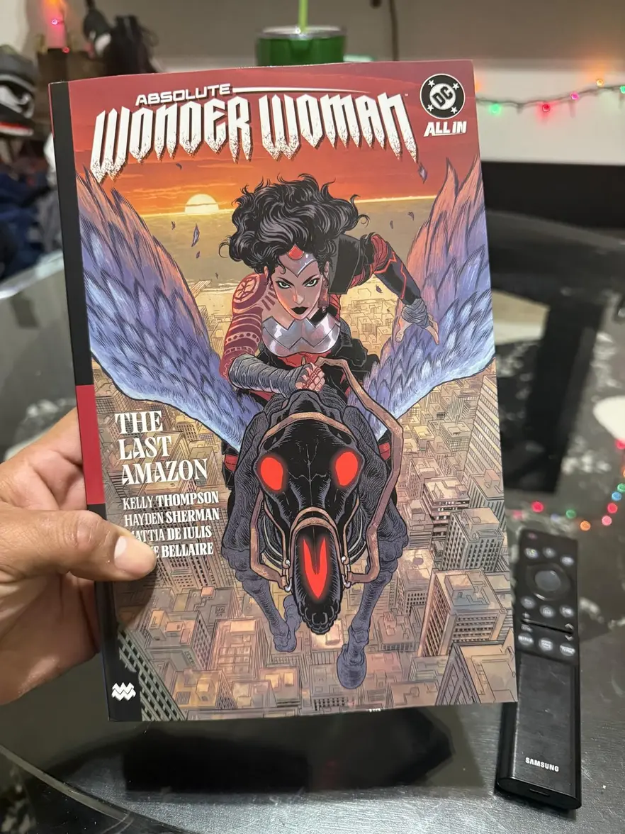 Spine of Absolute Wonder Woman Vol. 1: The Last Amazon graphic novel