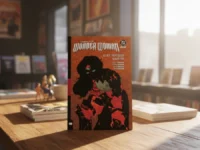 Absolute Wonder Woman Vol 2 comic book on a wooden table.