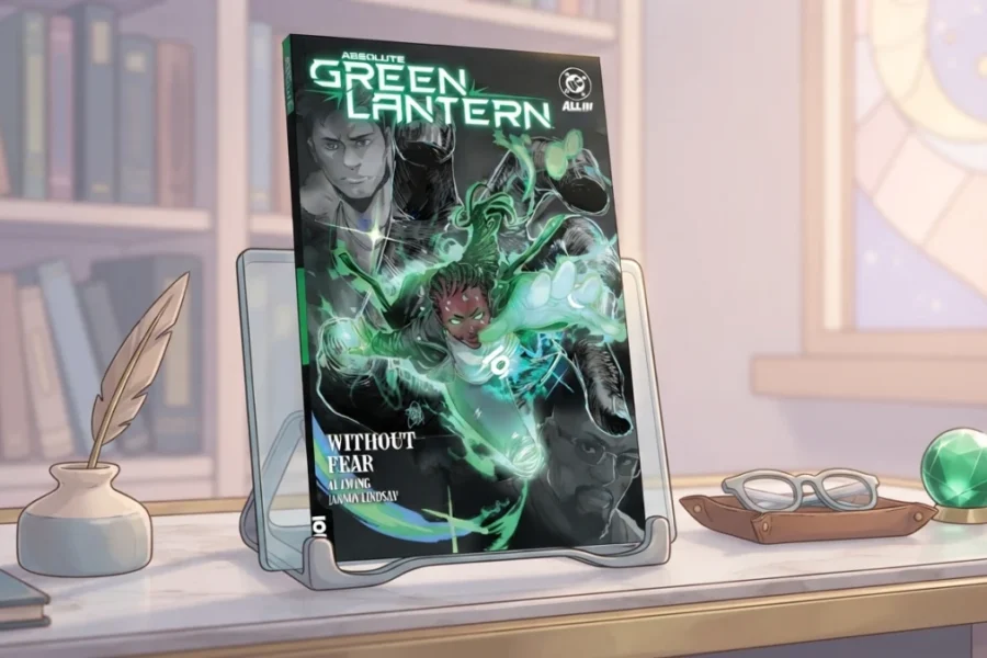 Image in a new AI-generated scene - Absolute Green Lantern Vol 1