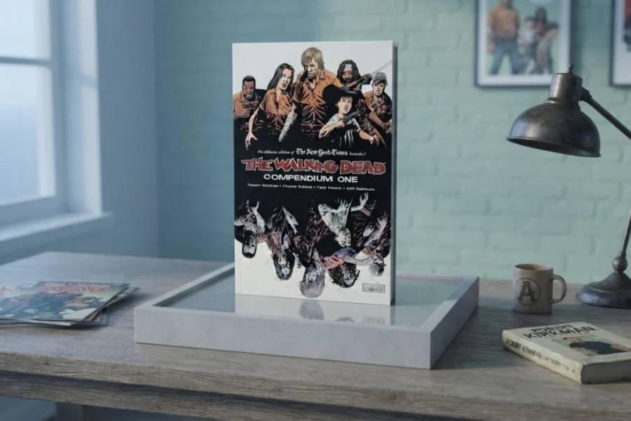 Image in a new AI-generated scene - The Walking Dead: Compendium One